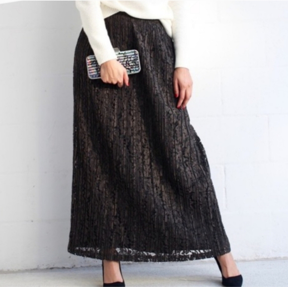 Banana Republic dark olive  A-Line Maxi Skirt for Cocktail, size 10,new with tag - Picture 1 of 7